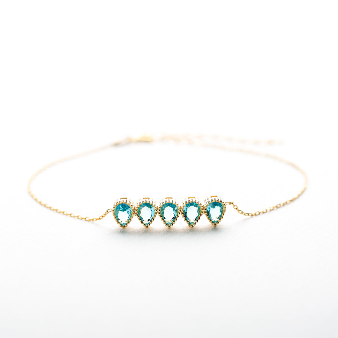 drop shape bracelet