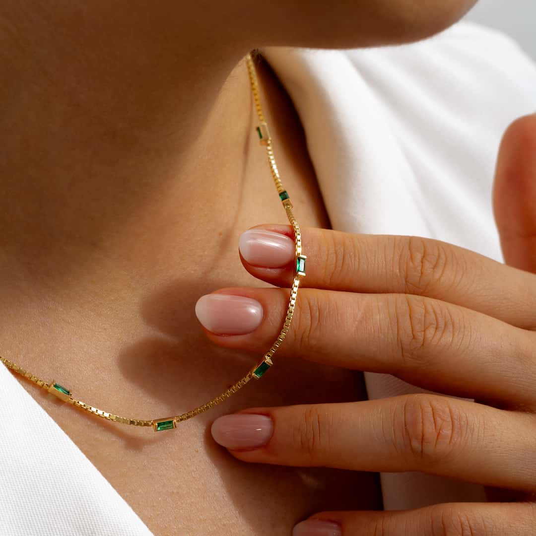 Family Bauette  Necklace Gift For Grandma