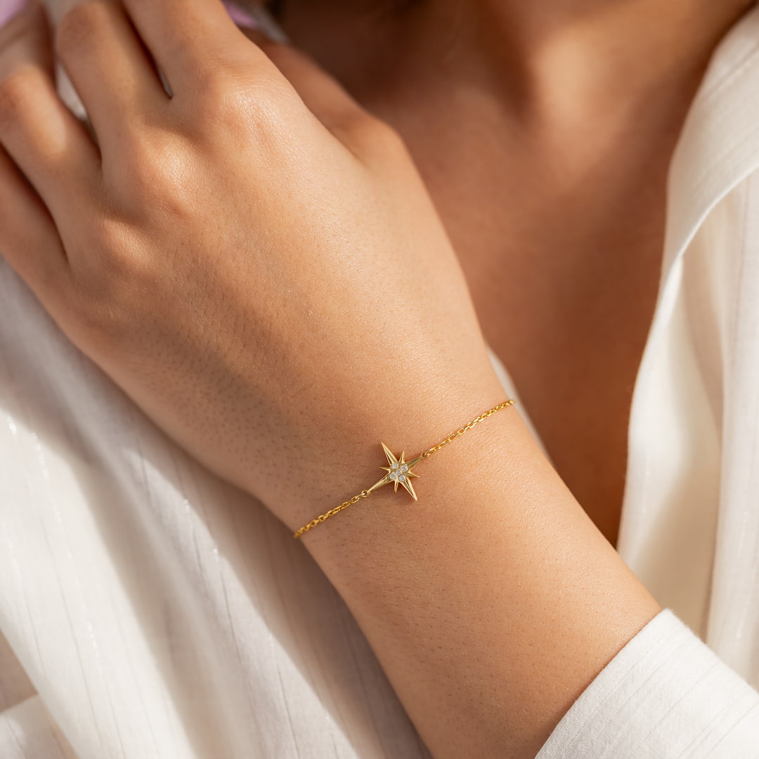 Guidingstar Bracelet Gold Jewelry