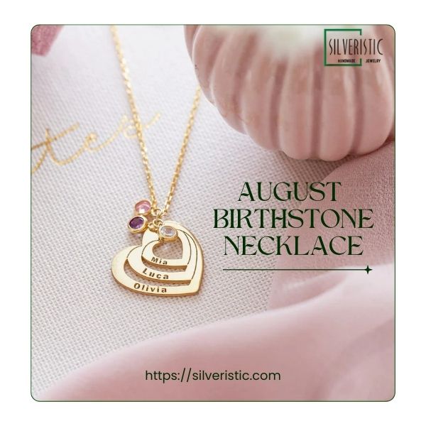 August Birthstone Necklace