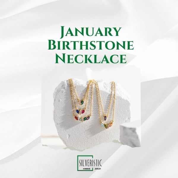 January Birthstone Necklace