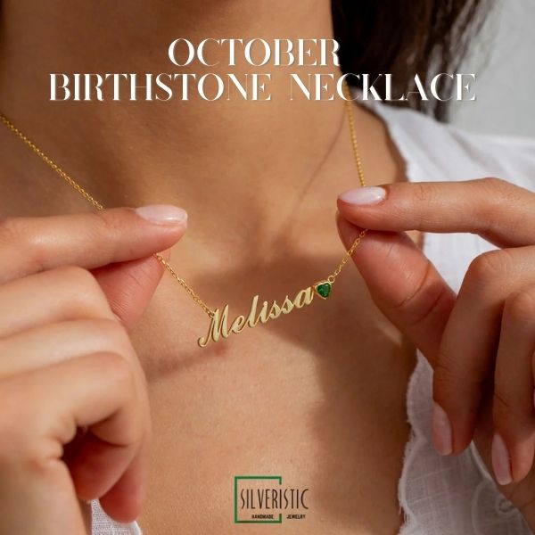 October Birthstone Necklace