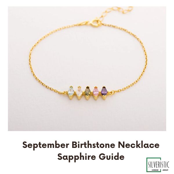 september birthstone necklace sapphire