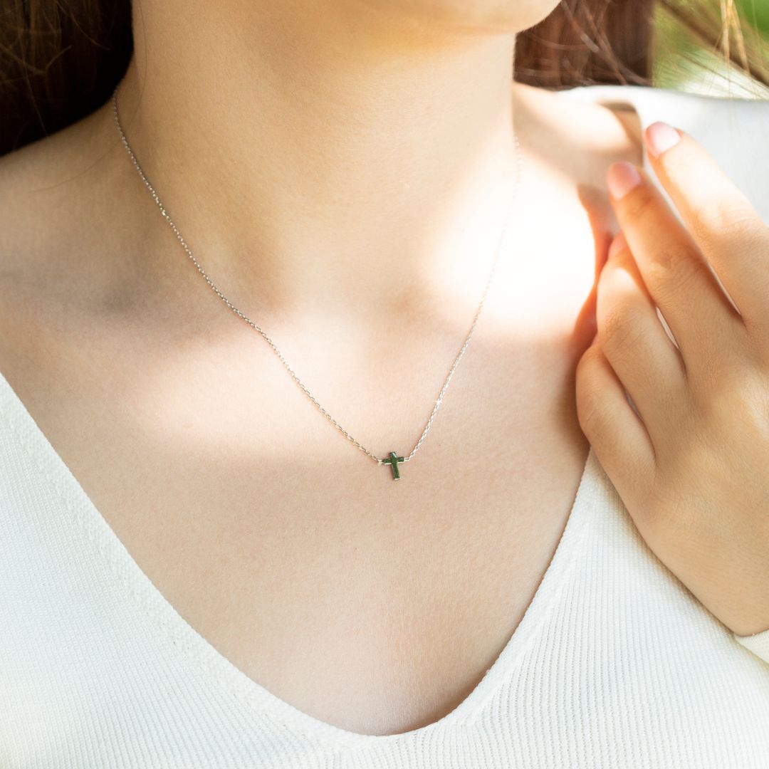 14K Gold Cross Necklace jewelry