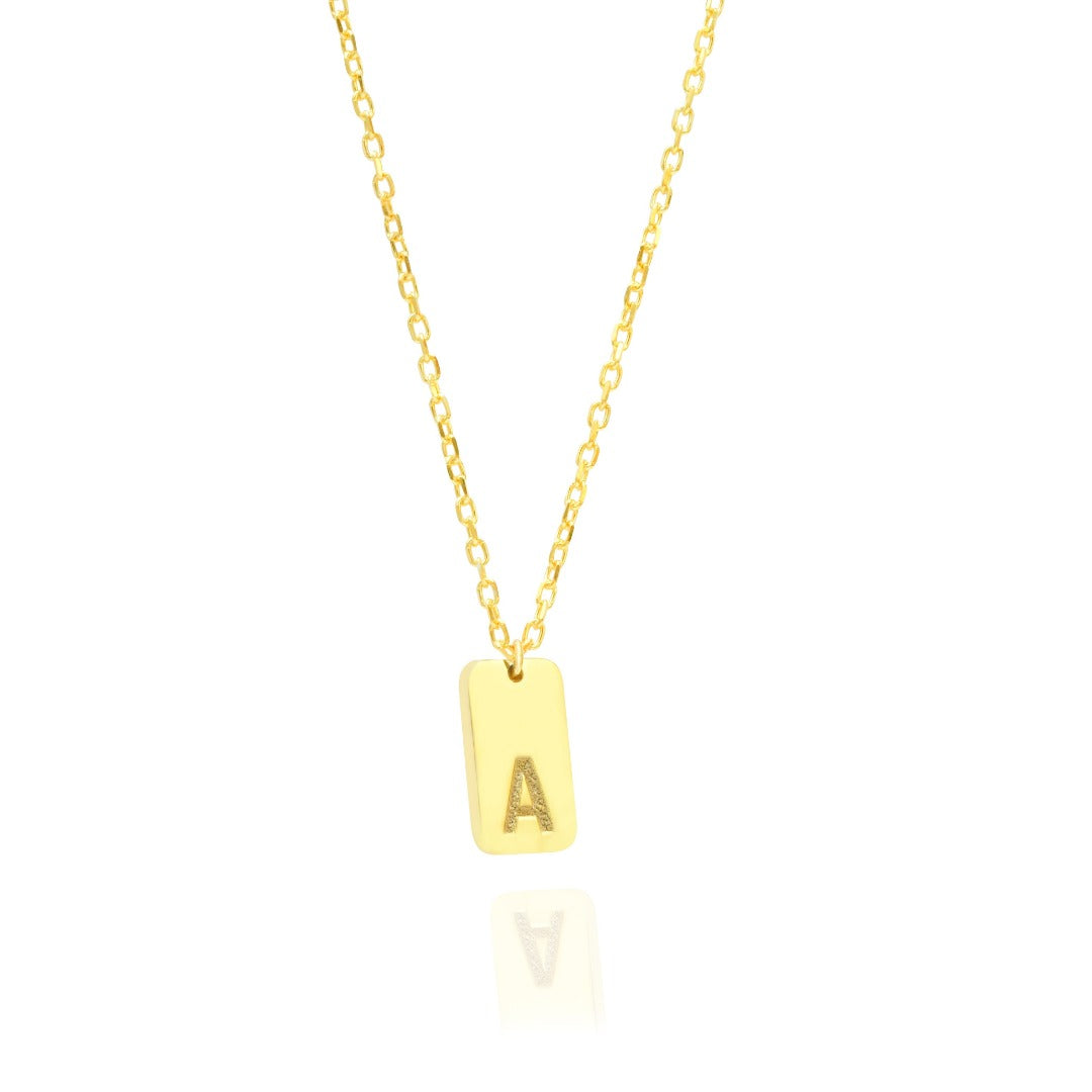 Multiple Bar Initial Necklace