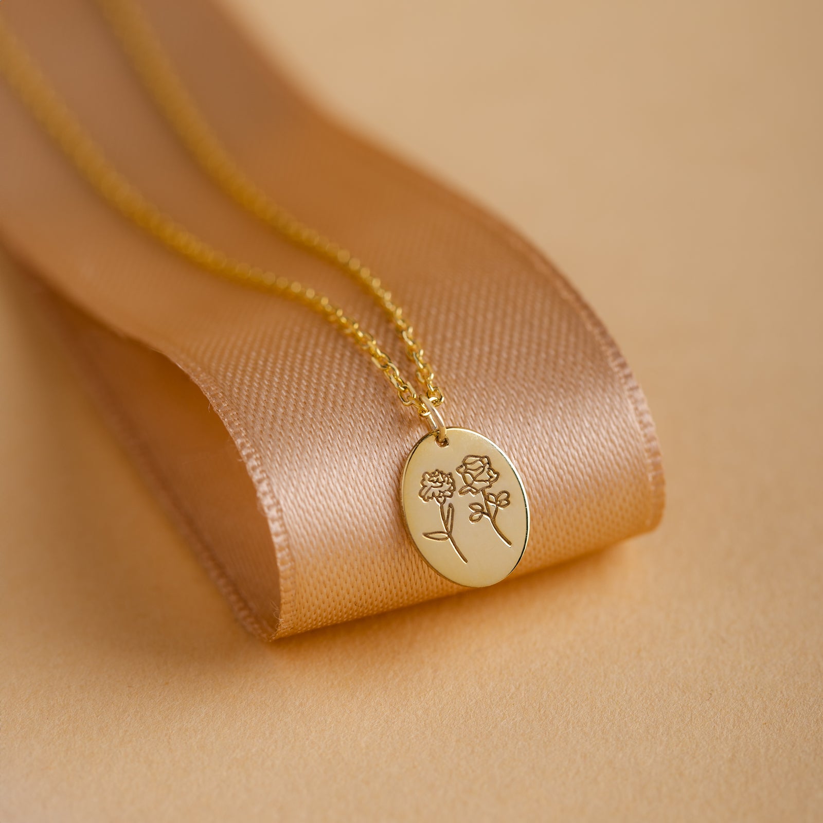 Dual Birthflower Necklace