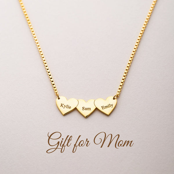 personalized mothers day name necklace