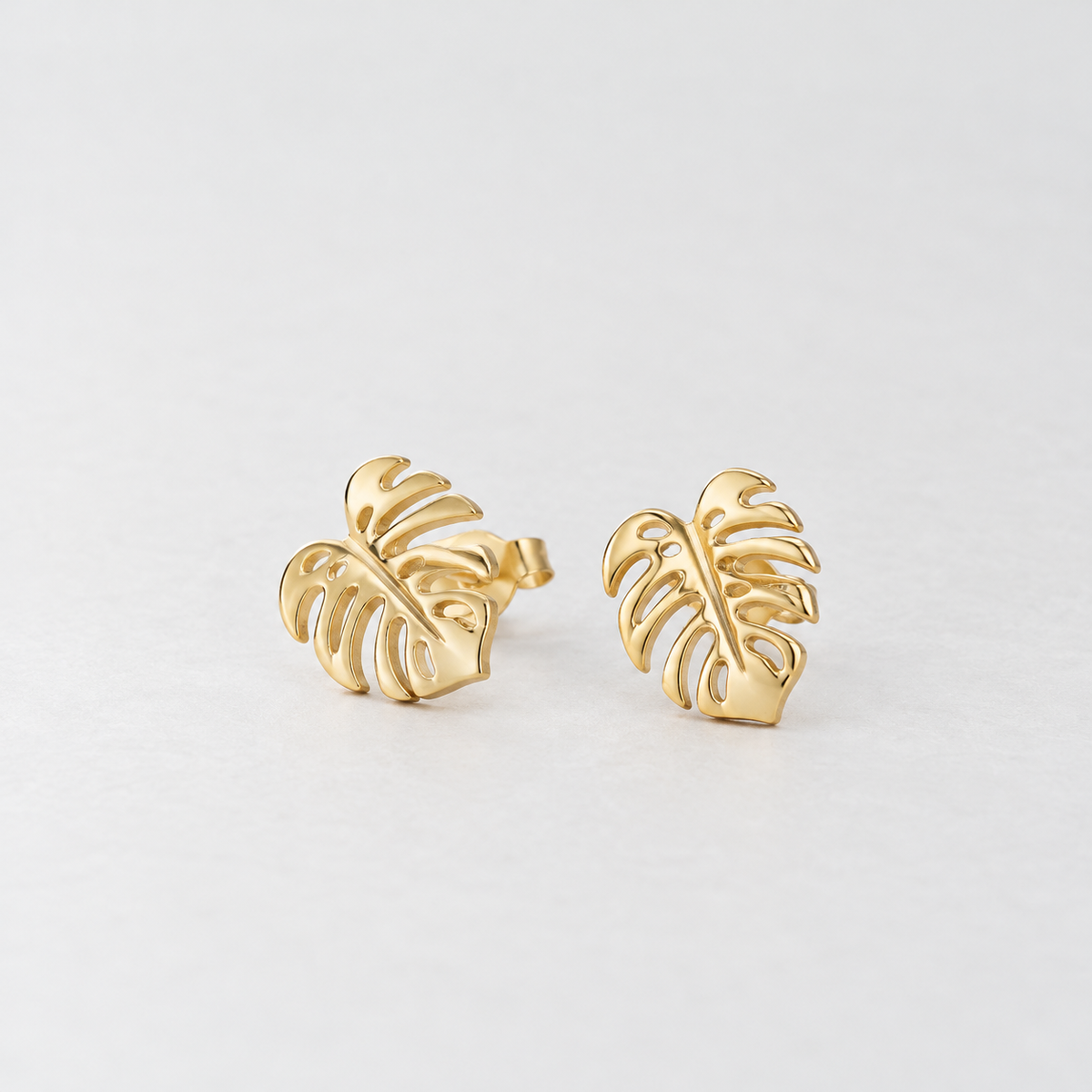 Monstera Leaf Earrings