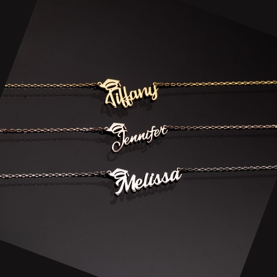 Graduation Name Necklace