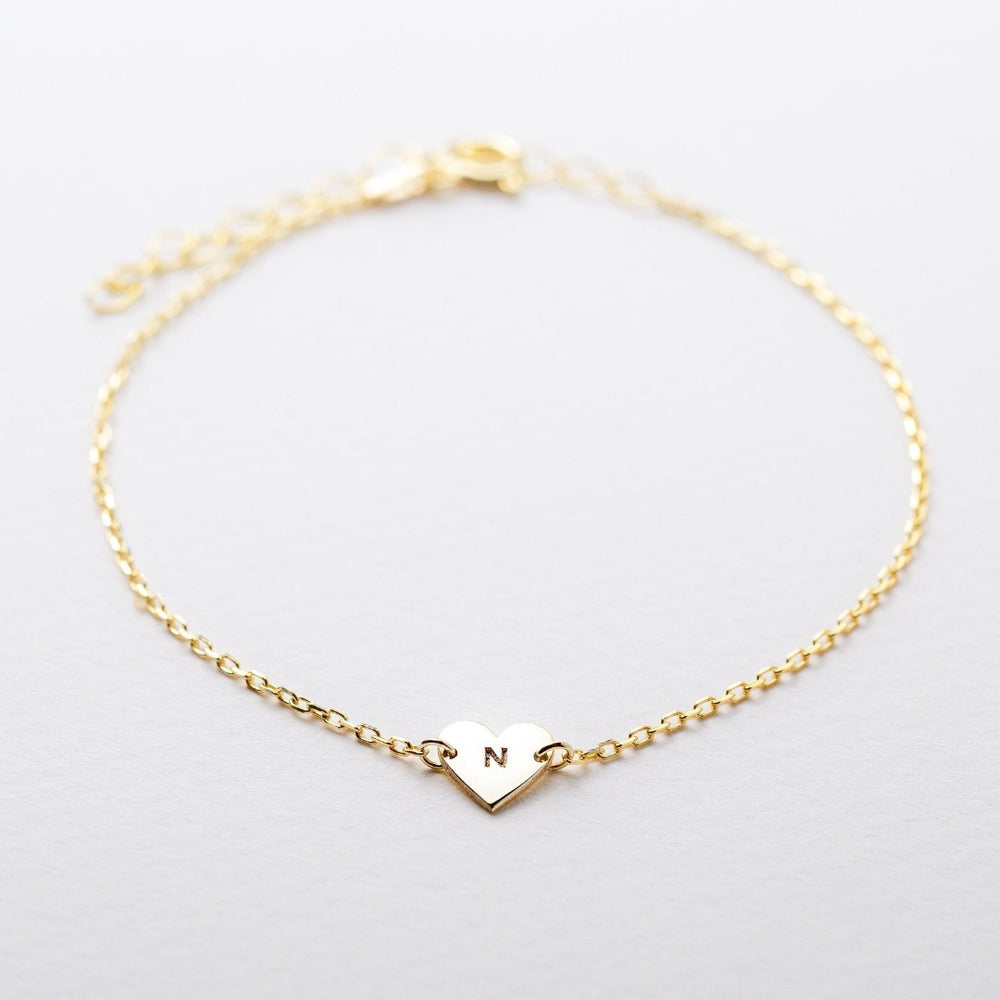 Engraved Heart Bracelet