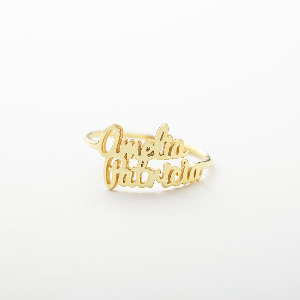 Personalized Multiple Name Ring