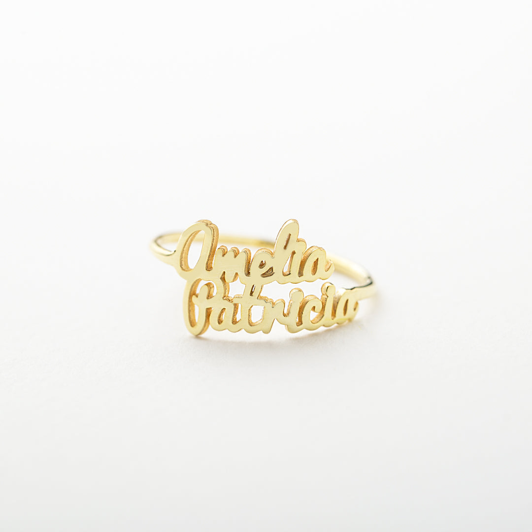 Personalized Multiple Name Ring