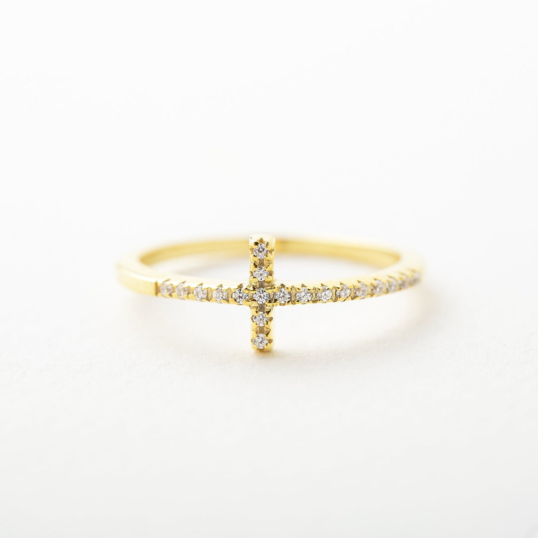 Sideways Cross Ring