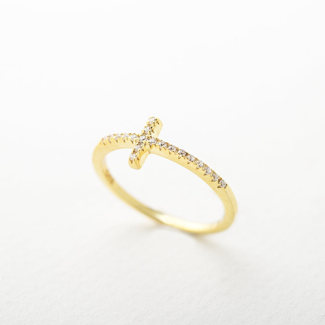 Sideways Cross Ring