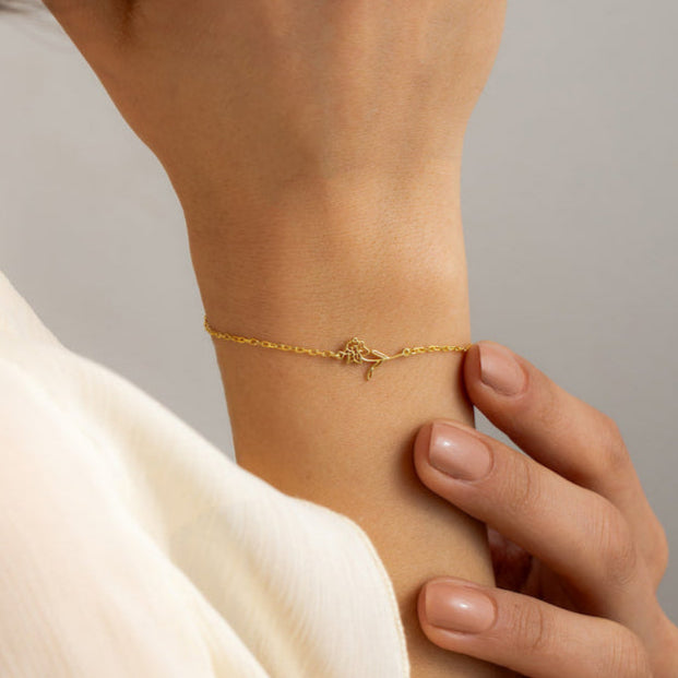 Custom Birthflower Bracelet
