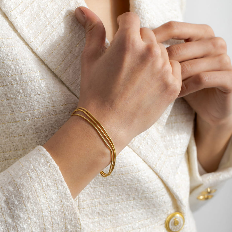 Triple Chain Bracelet