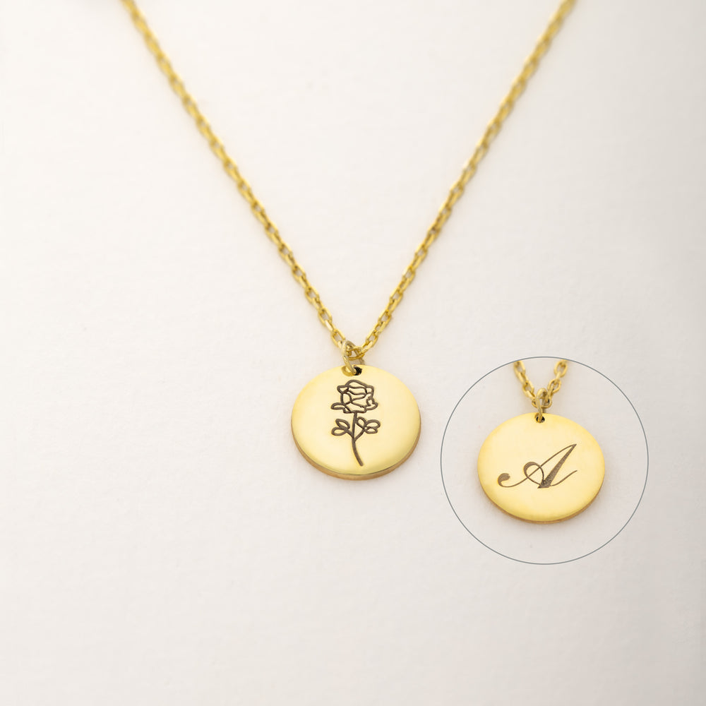 Birthflower-pendant