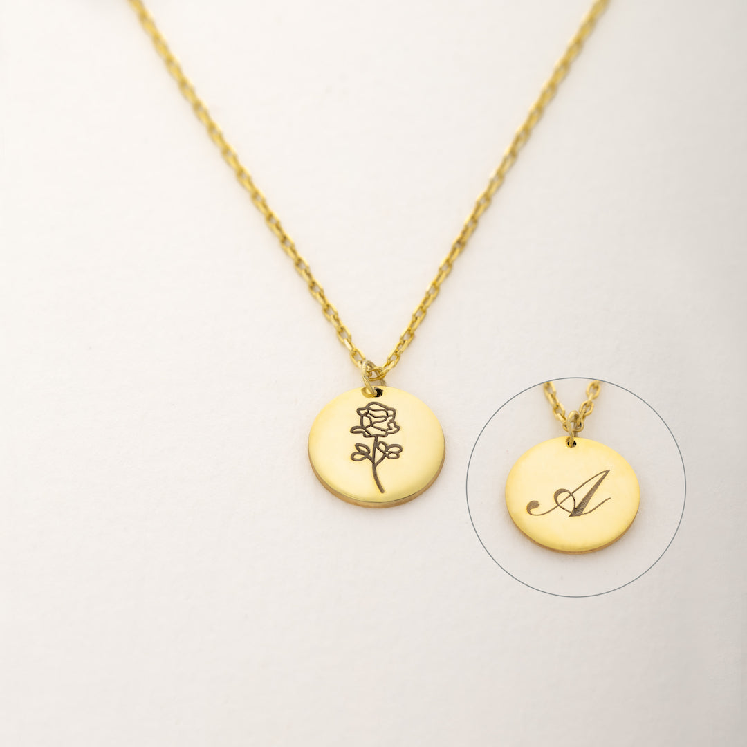 Birthflower-pendant