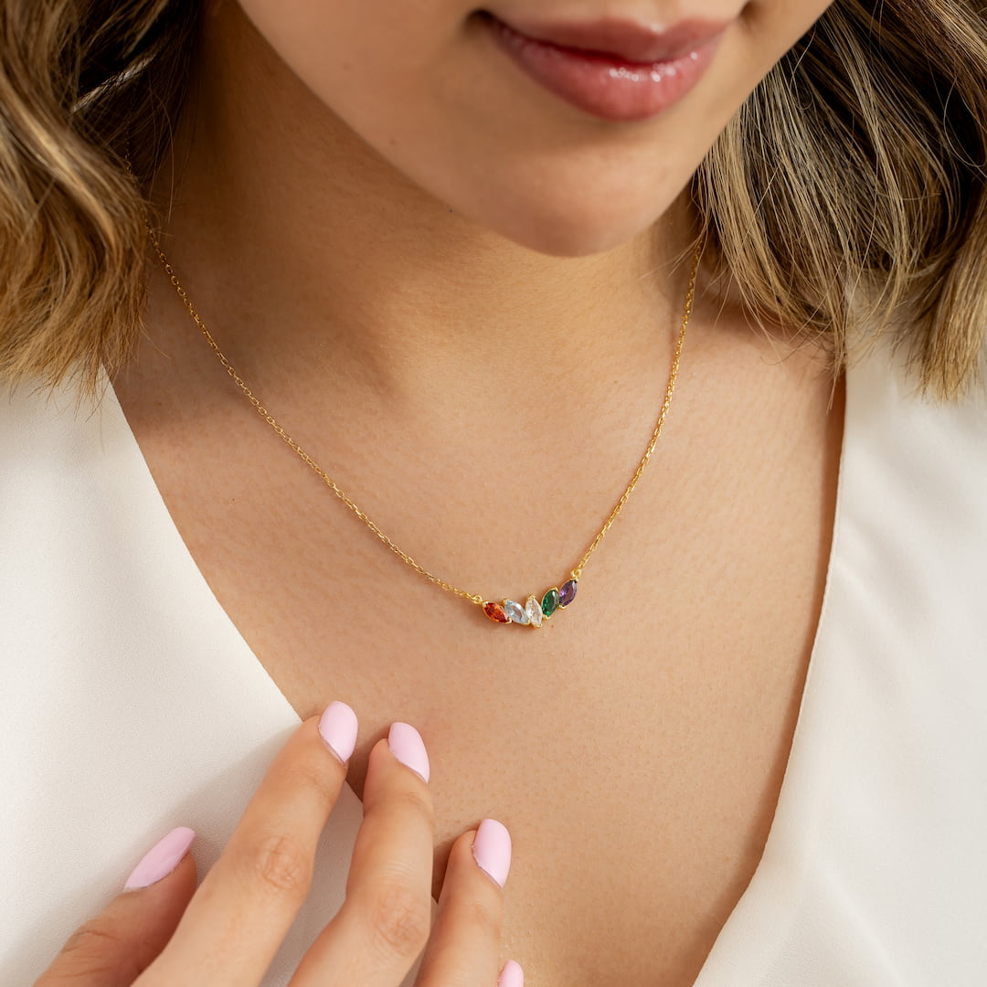 Birthstone jewelry gift for mothers day
