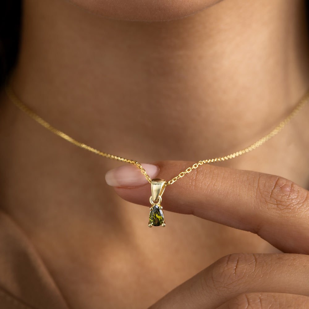 August Drop shape Necklace