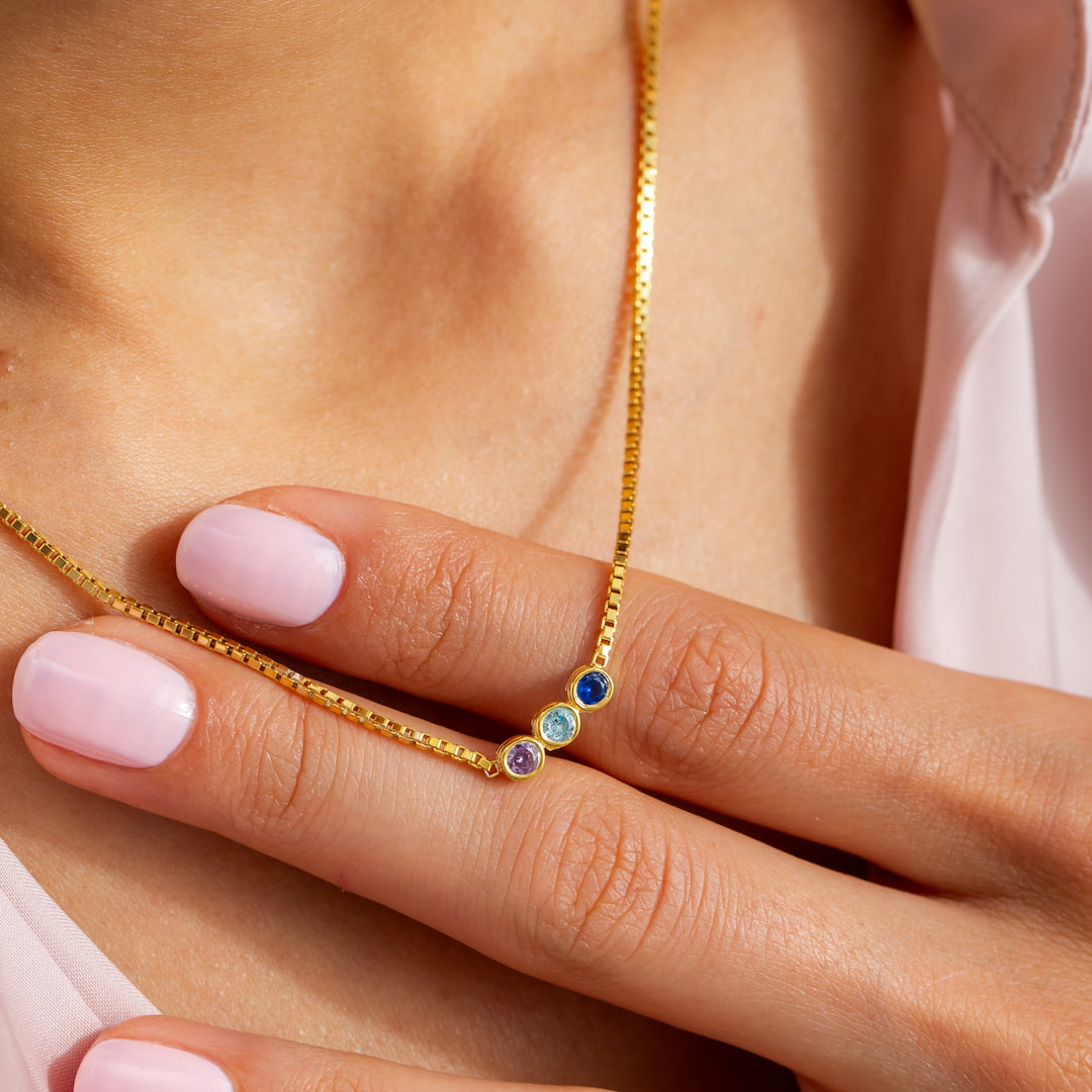 Birthstone Pendant Necklace