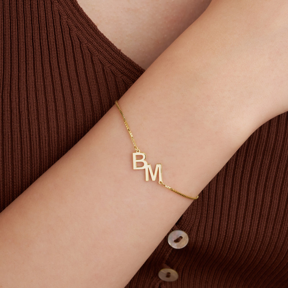 Custom Initial Bracelet