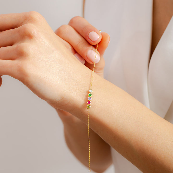 Family Birthstone Bracelet
