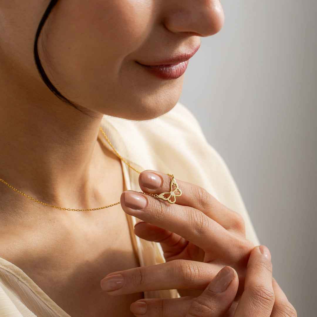 Butterfly Charm Necklace 