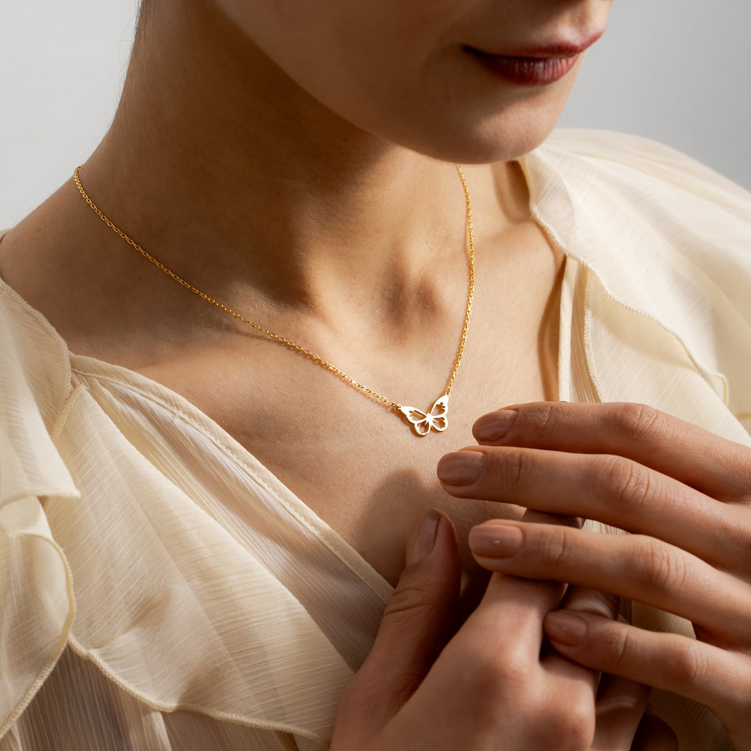Butterfly Charm Necklace 