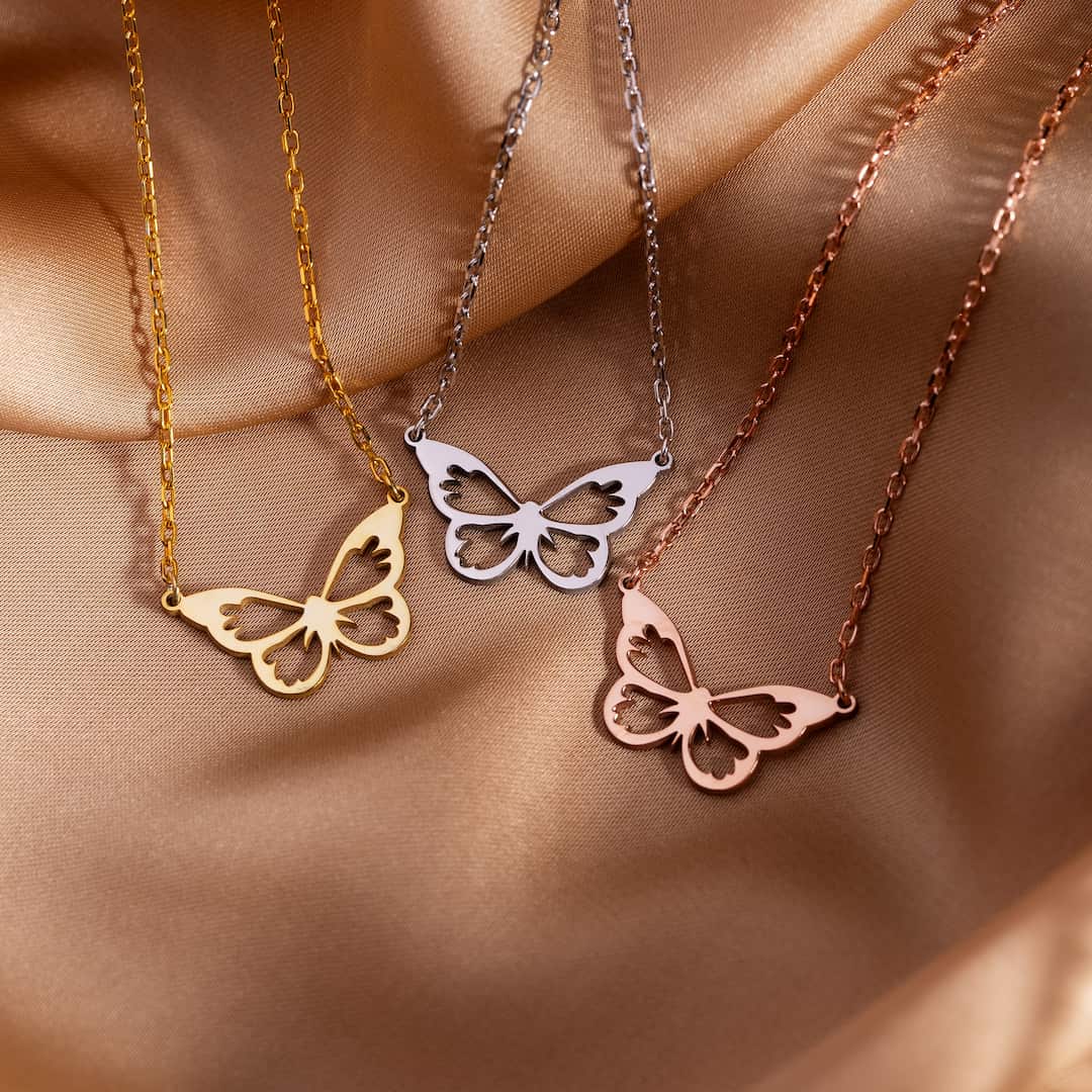 Butterfly Charm Necklace 