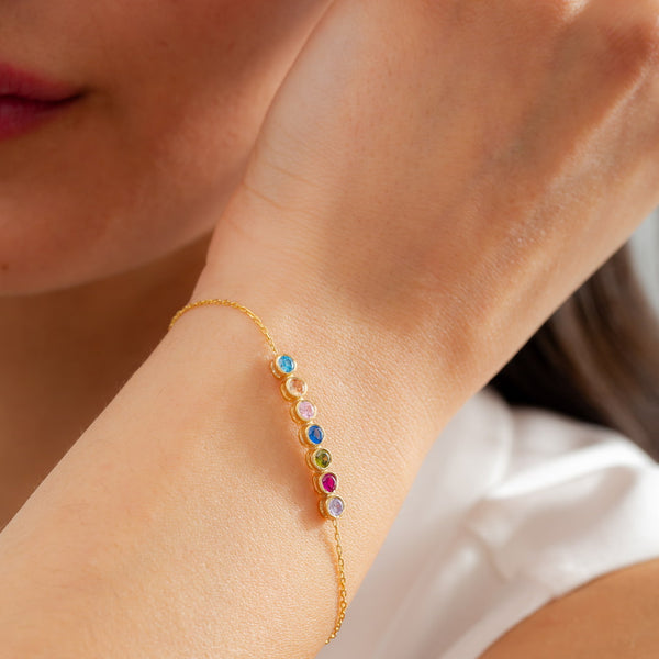 Family Birthstone Bracelet