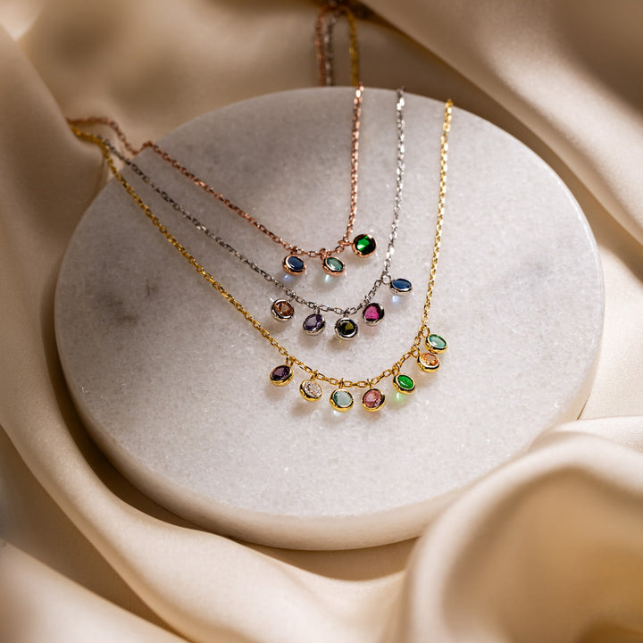 Custom Birthstone Necklace