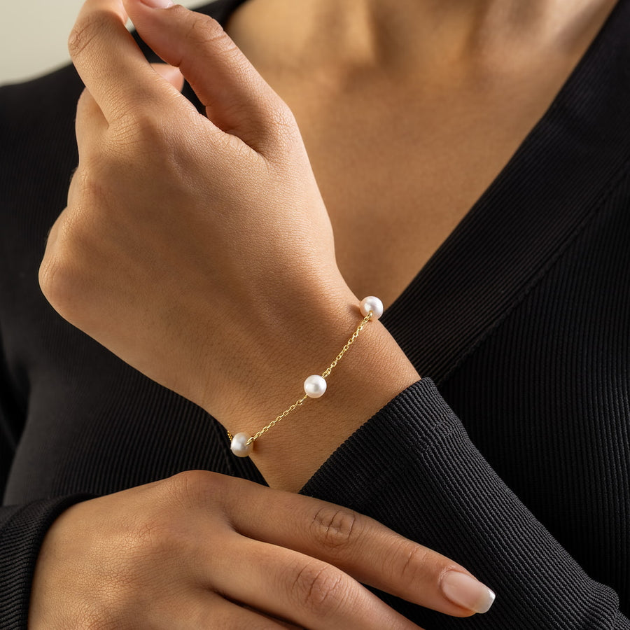 Freshwater Beaded Pearl Bracelet