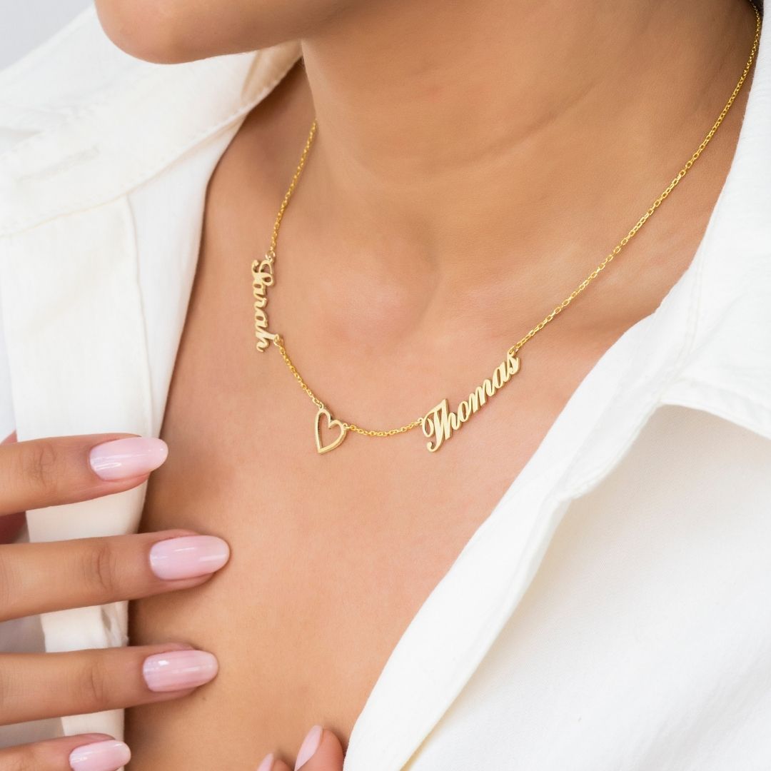 Couple Names Custom Necklace