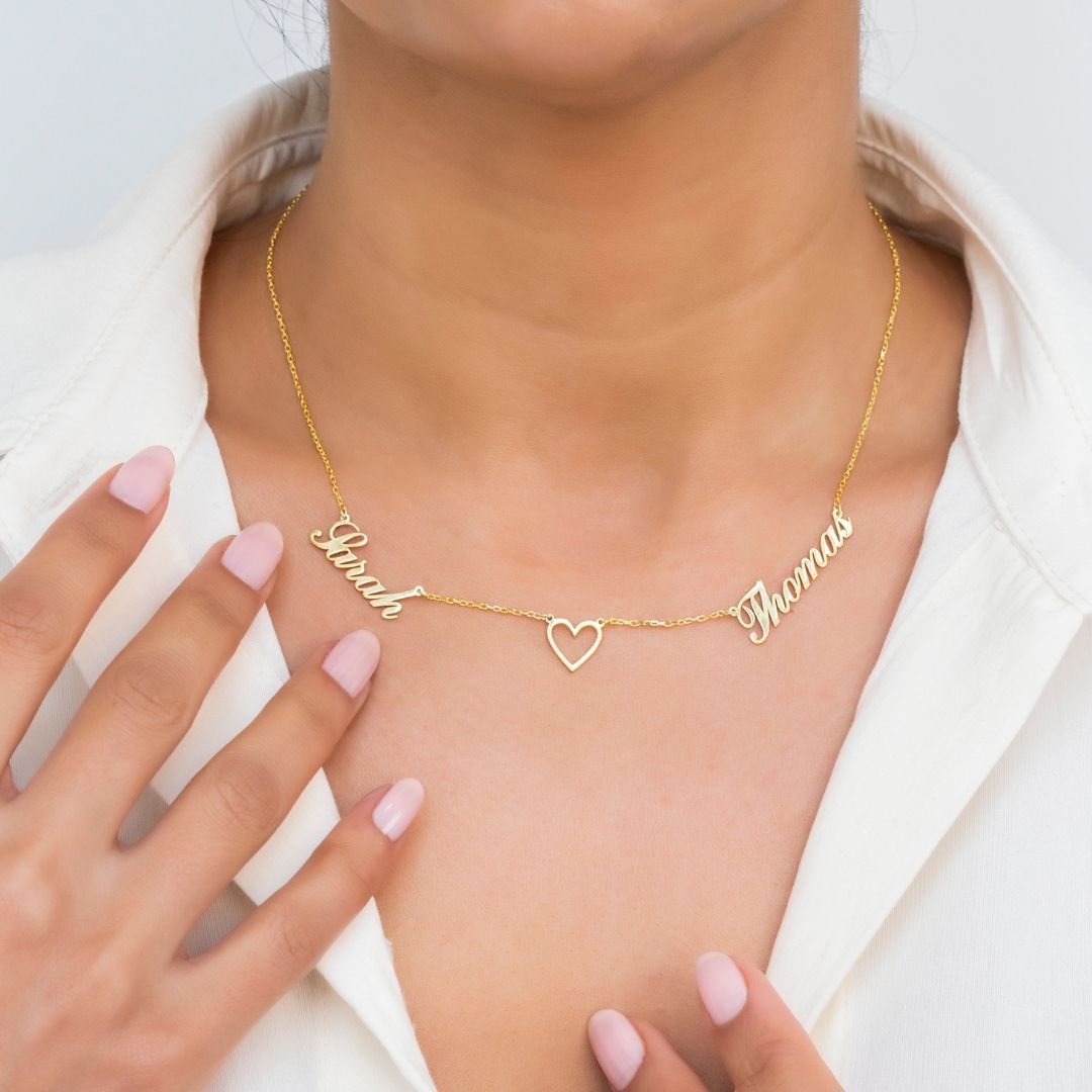 Couple Names Custom Necklace
