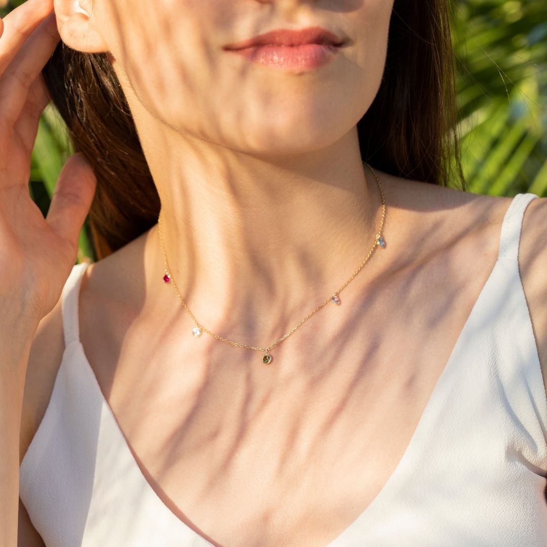 Custom Birthstone Necklace