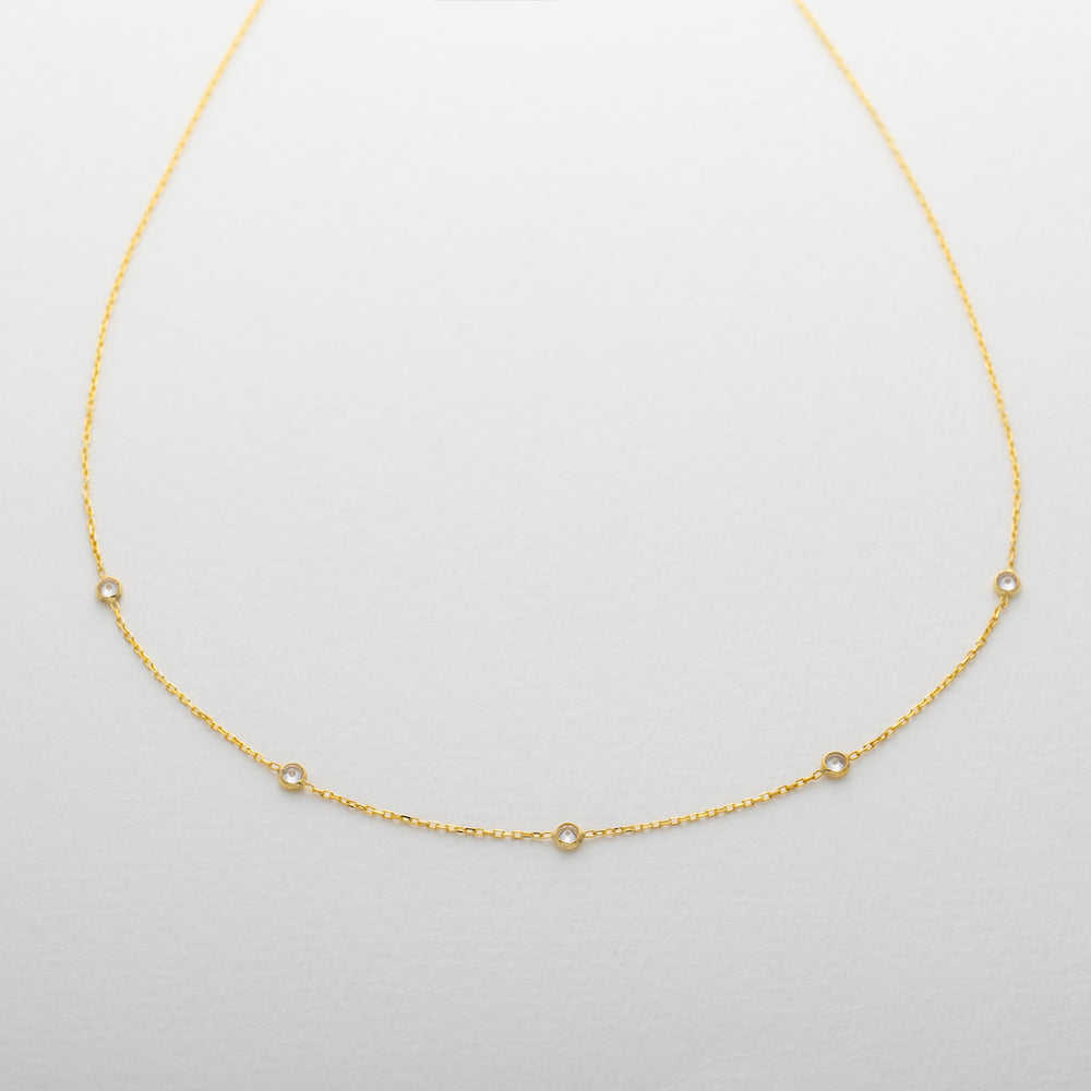 Custom birthstone necklace 