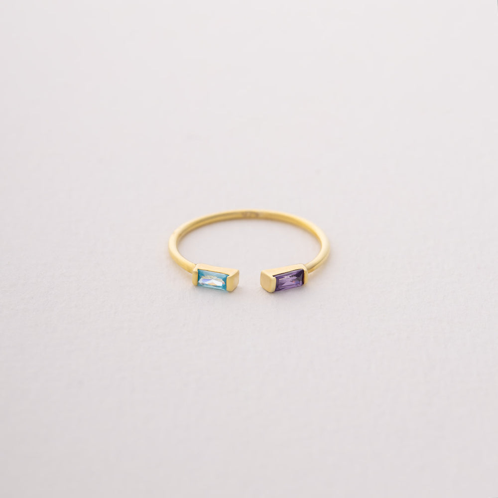 Custom Birthstone Ring Gift Idea