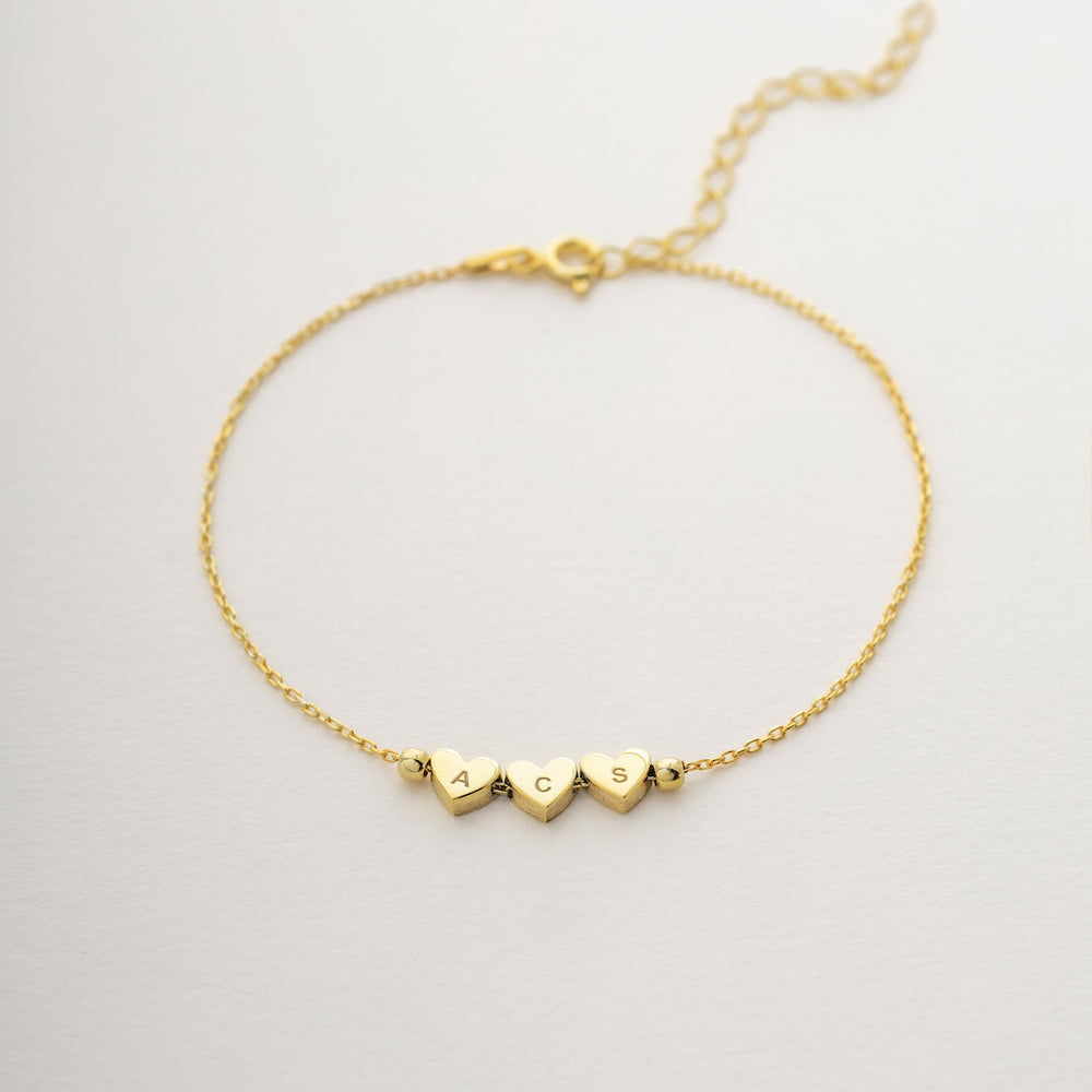 Mini Hearts Custom Bracelet