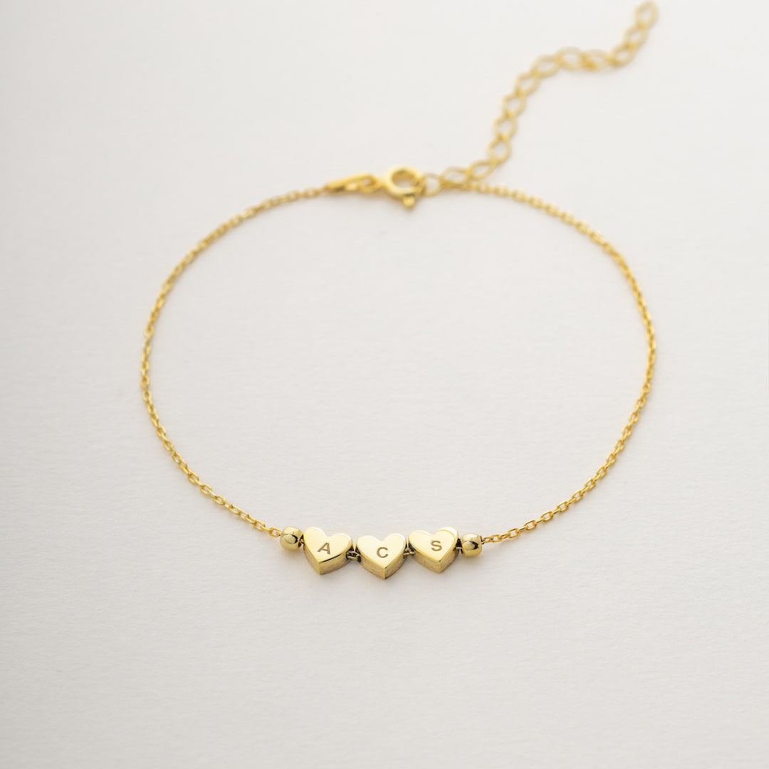 Mini Hearts Custom Bracelet