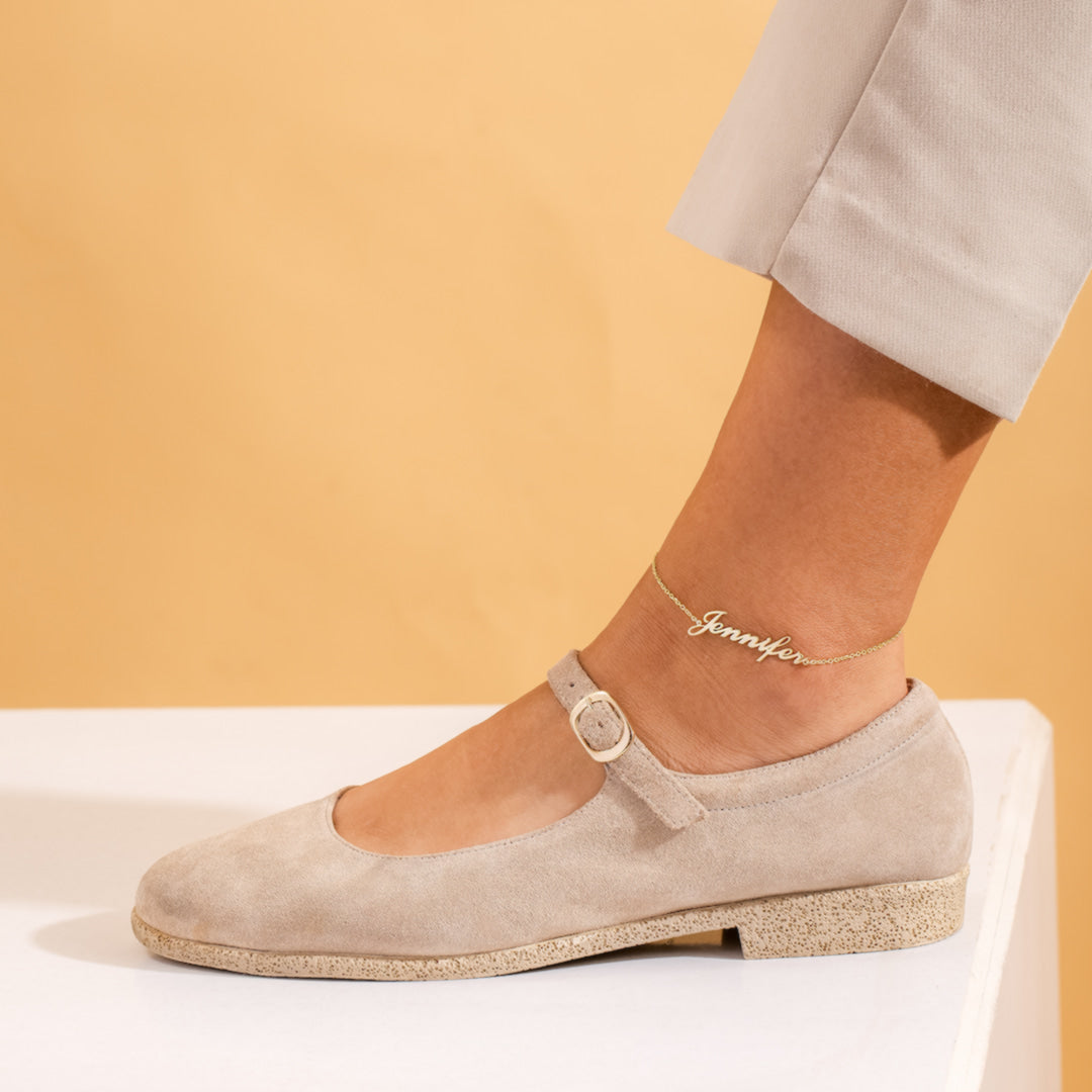 Nameplate Anklet