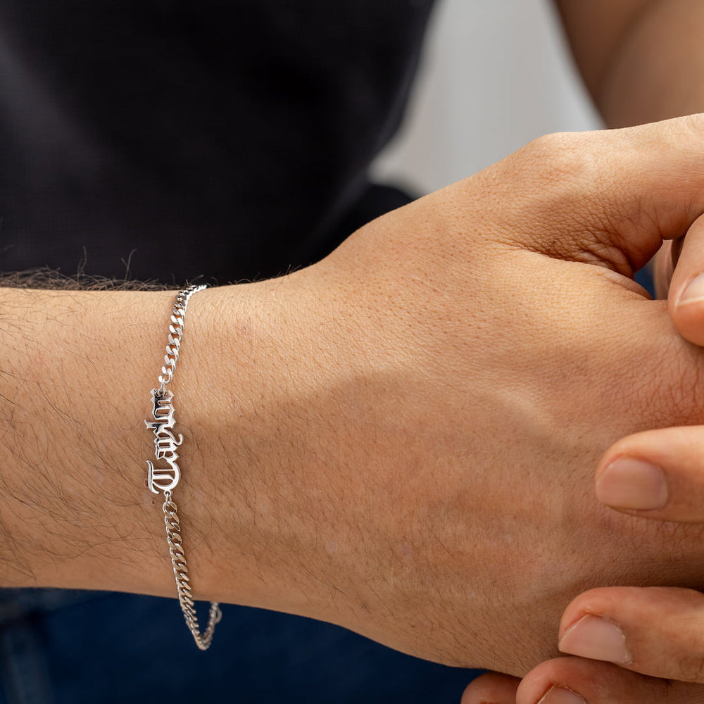 Men’s Custom Name Bracelet