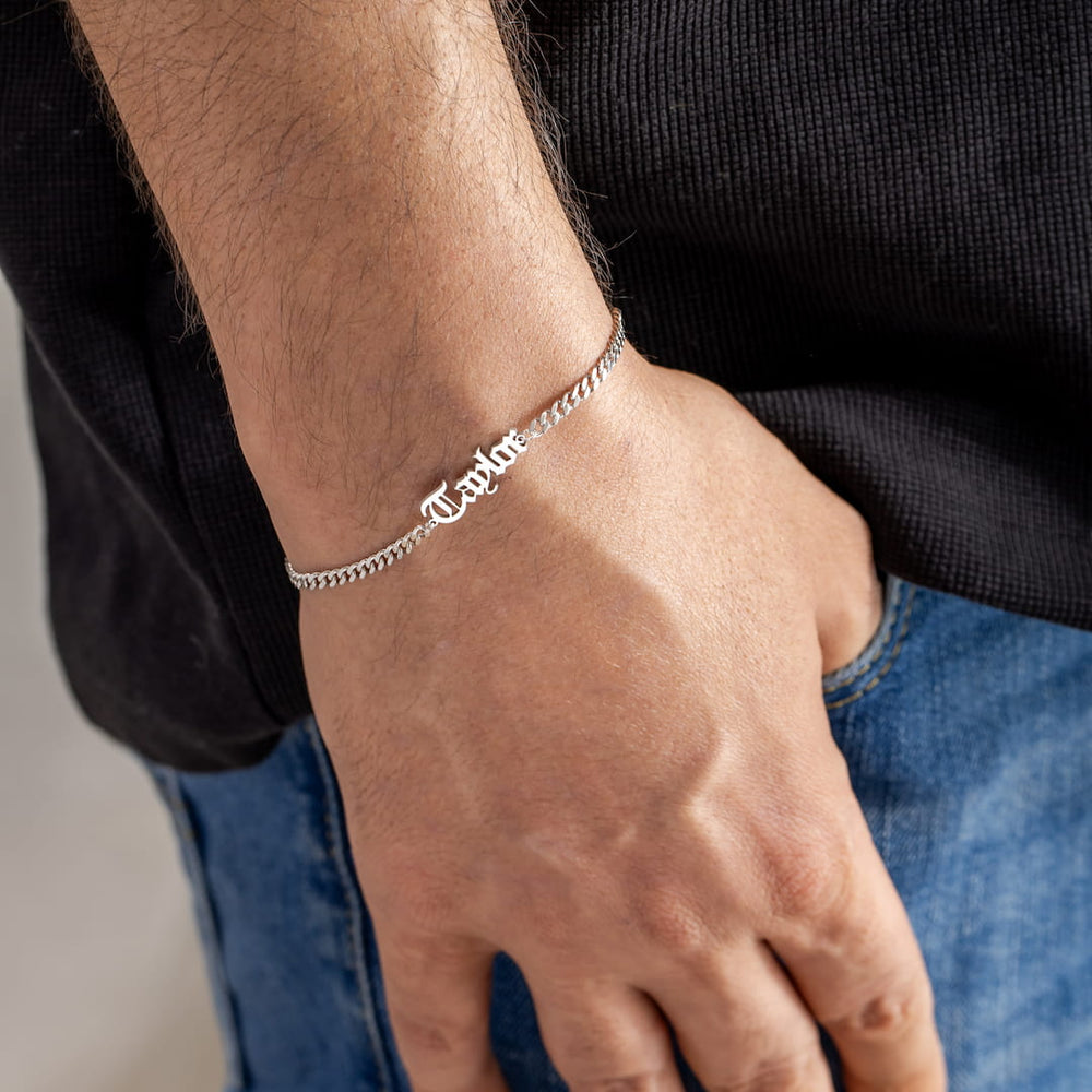 Men’s Custom Name Bracelet