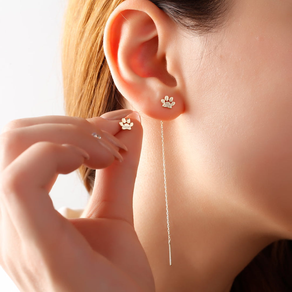 Custom pet earring