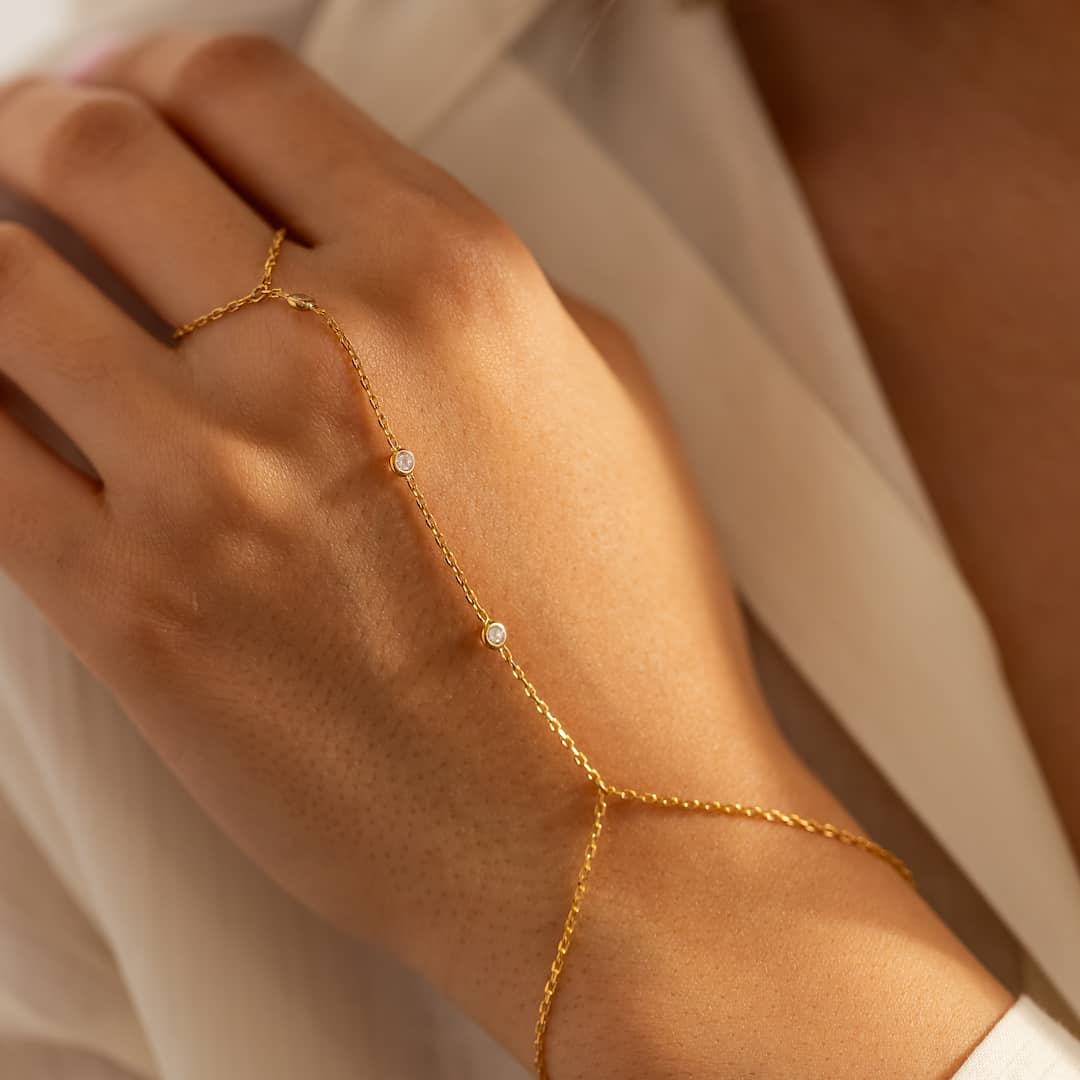 Custom Birthstone Slave Bracelet
