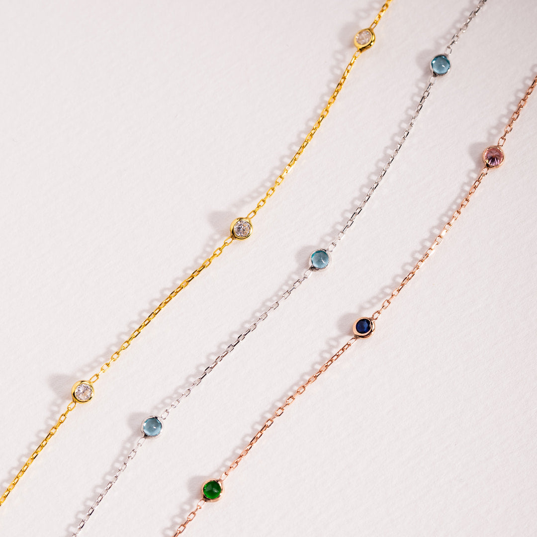 Diamond Birthstone Necklace for Daughter