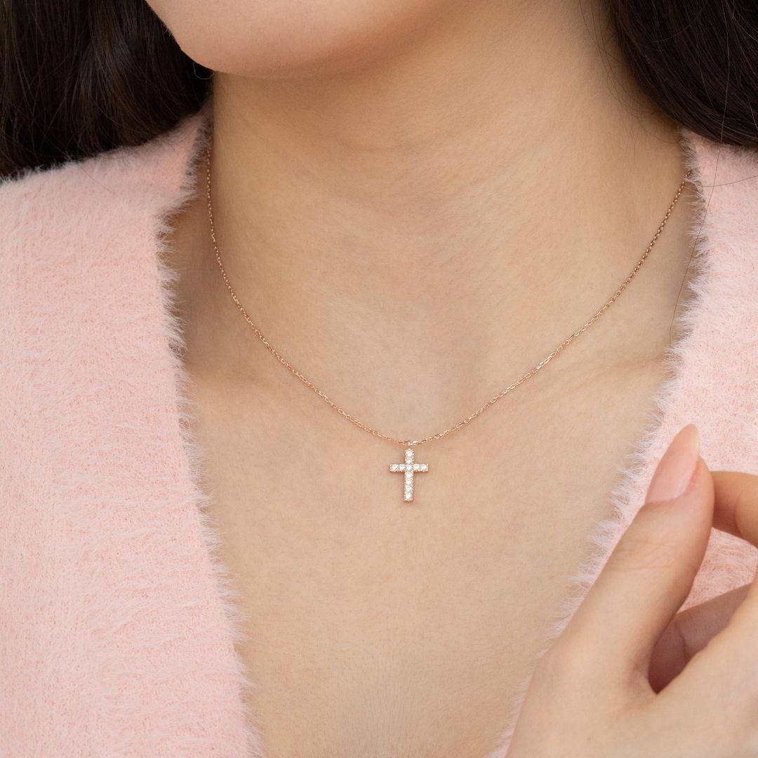 Diamond Cross Necklace