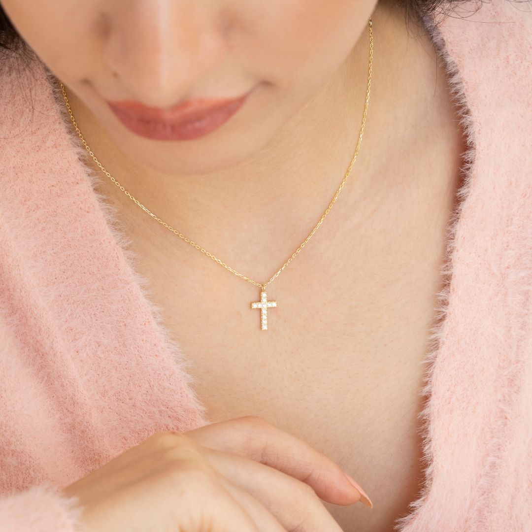 Diamond Cross Necklace