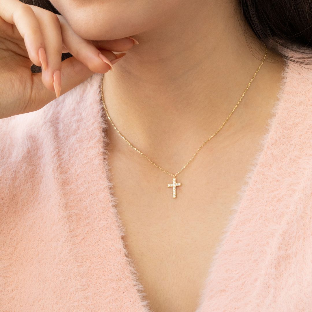 Diamond Cross Necklace