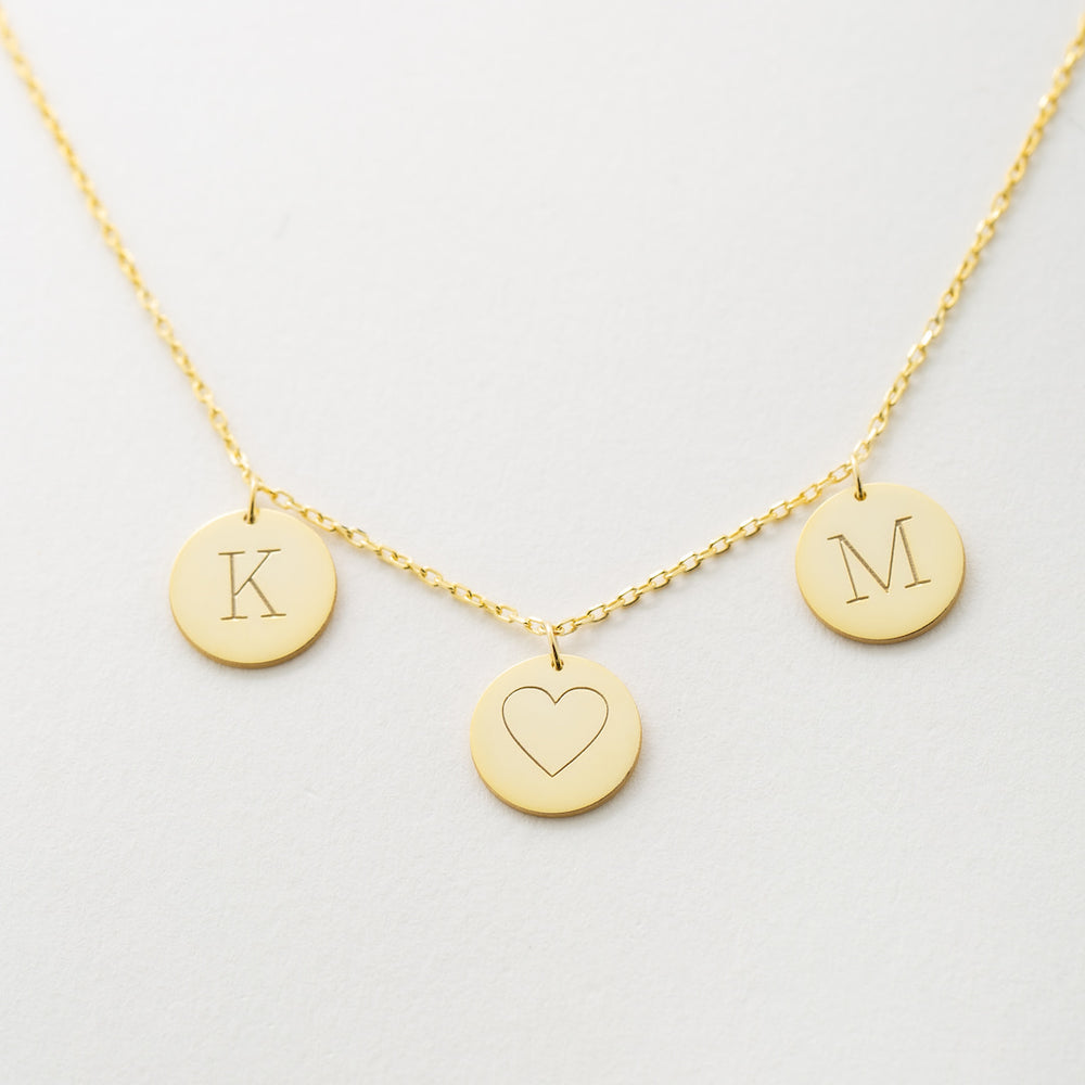 Disk necklace